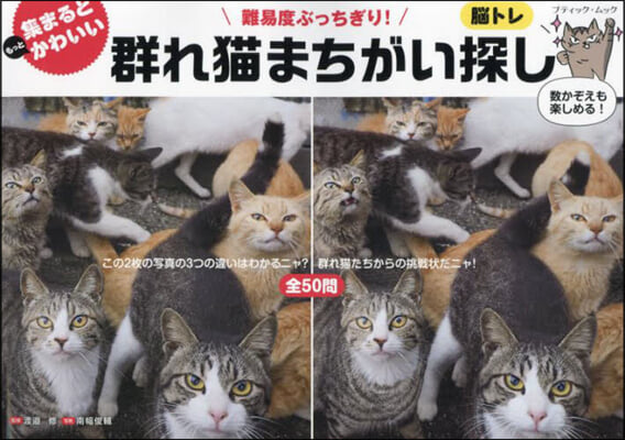 群れ猫まちがい探し no.1751 