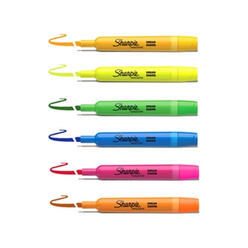 샌포드 샤피 액센트 탱크 형광펜 색상별6종류 낱개단위판매