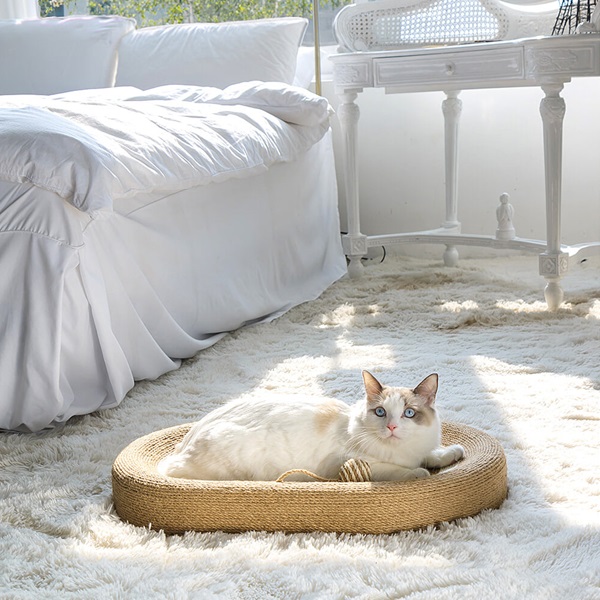 [레토] 고양이 스크래쳐 특대형 사이잘삼 침대 60x40 (LPS-SS03)