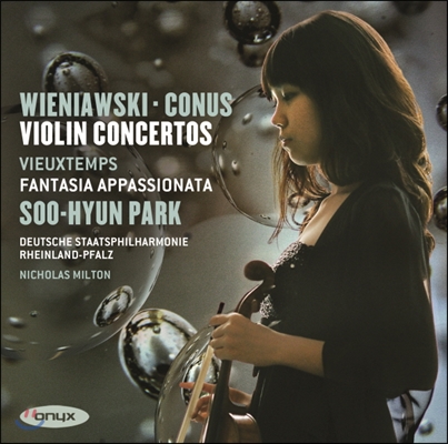 박수현 / Nicholas Milton 비에냐프스키 / 코너스: 바이올린 협주곡 (Wieniawski / Conus: Violin Concertos)