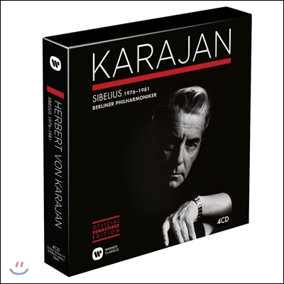 Herbert von Karajan 카라얀 9집 - 시벨리우스 교향곡, 핀란디아, 타피올라, 슬픈 왈츠 (belius 1976-1981)