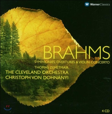 Christoph Dohnanyi 브람스: 교향곡 전집 (Brahms: Symphonies Nos.1-4)