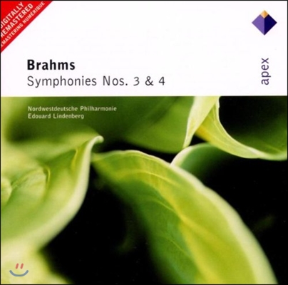 Edouard Lindenberg 브람스: 교향곡 3, 4번 (Brahms: Symphonies No. 3 Op. 90, No. 4 Op. 98)