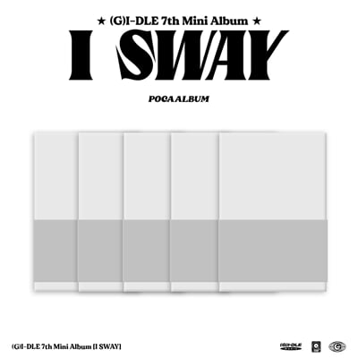 (여자)아이들 - 미니앨범 7집 : I SWAY [POCAALBUM Ver.][5종 중 1종 랜덤발송]