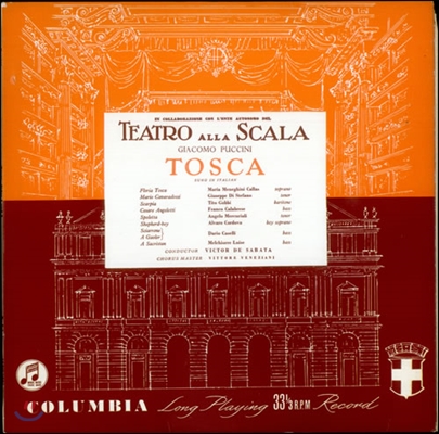 Maria Calla 푸치니: 토스카 (Puccini: Tosca) [2LP]