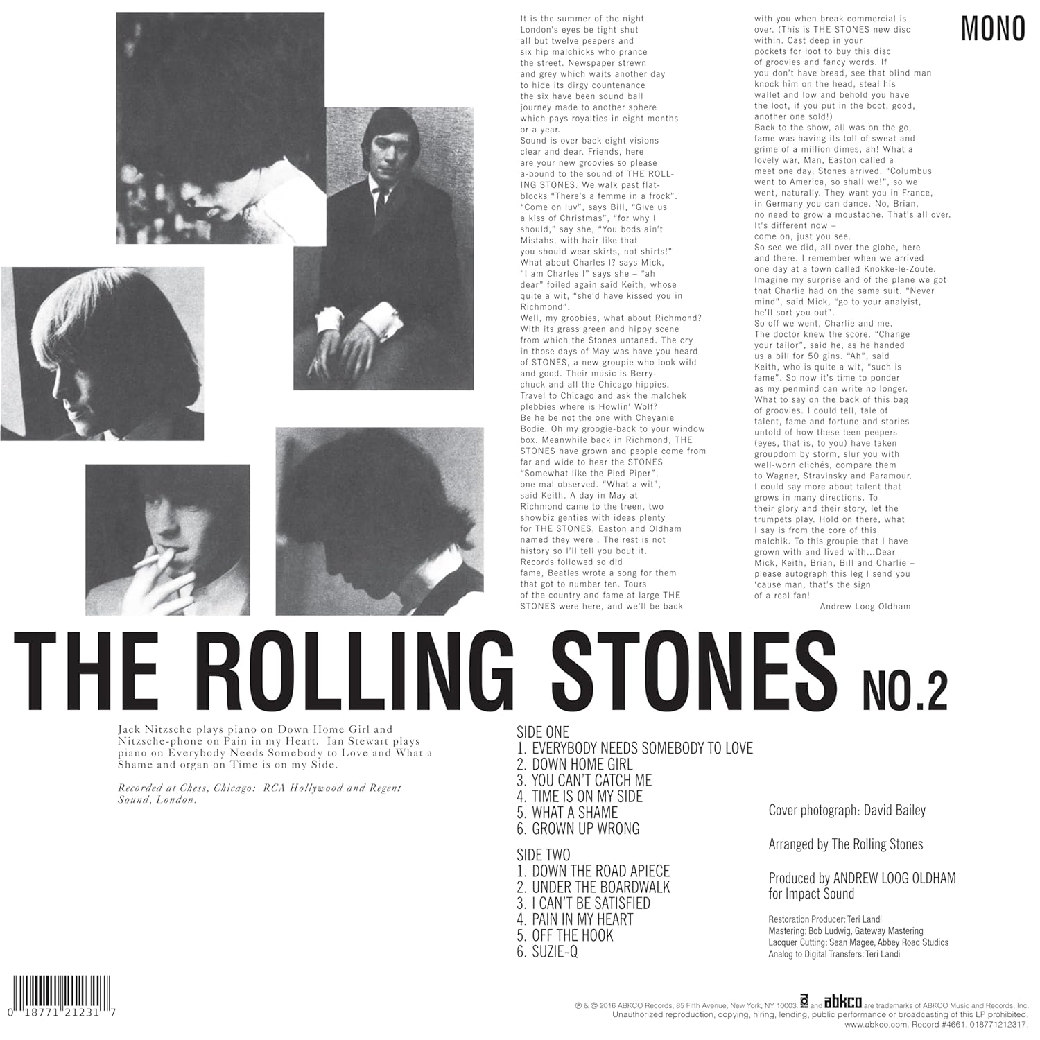 The Rolling Stones (롤링 스톤즈) - The Rolling Stones No. 2 [LP]