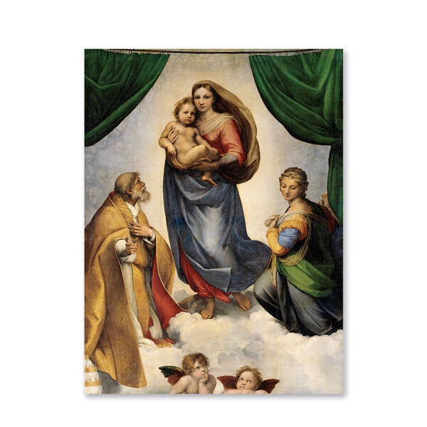 [캔버스액자] 라파엘로 - 시스티나 성모 Sistine Madonna