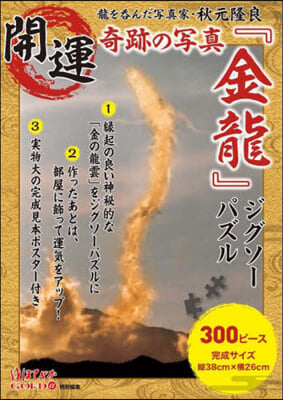 開運 奇跡の寫眞『金龍』ジグソ-パズル