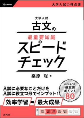 大學入試古文の最重要知識スピ-ドチェック