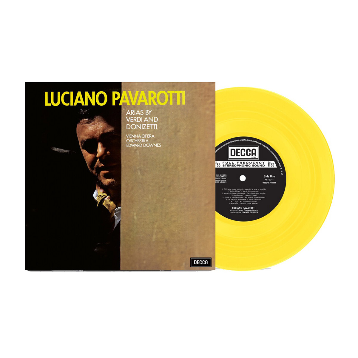 Luciano Pavarotti 루치아노 파바로티 걸작 리사이틀 - 베르디, 도니제티 아리아 (Arias By Verdi & Donizetti) [컬러 LP]