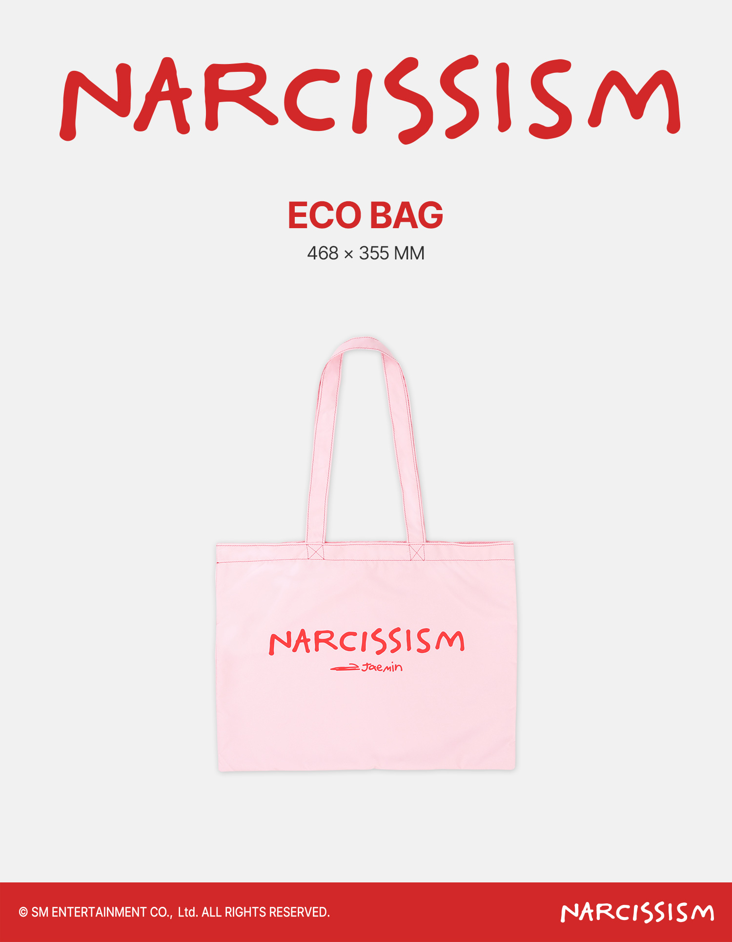 NARCISSISM : JAEMIN 1st PHOTO EXHIBITION] ECO BAG [LOGO ver