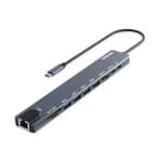 10 in 1 LAN HDMI USB 멀티허브 TCH-L70 유니콘/C타입/포트/USBC/HUB/아답터/분배기/노트북/멀티허브