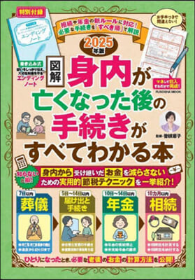 身內が亡くなった後の手續きがすべてわかる本 2025年版 