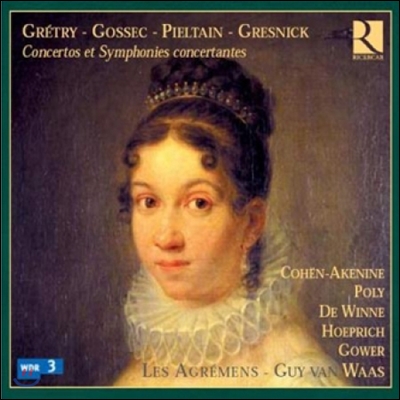 Les Agremens 고세크 / 피엘탱 / 그레트리 / 그레즈니크: 협주곡과 실내악곡들 (Gretry / Gossec / Pieltain / Gresnick: Concertos, Symphonies concertantes)