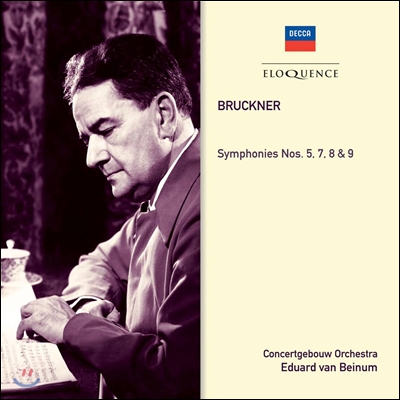 Eduard van Beinum 브루크너: 교향곡 5, 7, 8, 9번 (Bruckner: Symphony Nos. 5, 7, 8, 9)