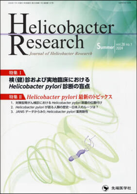 Helicobacter Research: Journal of Helicobacter Research vol.28 no.1(2024 Summer) 