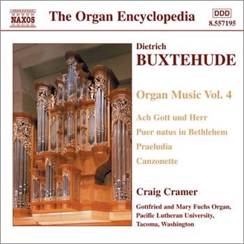 Craig Cramer 북스테후데: 오르간 작품집 4집 (Buxtehude : Organ Music Vol. 4) 