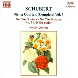 Kodaly Quartet 슈베르트: 현악 사중주 3집 - 3번 7번 9번 (Schubert: String Quartet Vol.3) 코다이 사중주단
