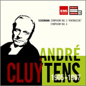 Schumann : Symphony No.3 RheinischeㆍSymphony No.4 : Cluytens