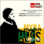 Bach : Jesu Joy of Man's Desiring / Beethoven : Piano Sonata No.31 : Myra Hess