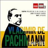 Chopin : Prelude No.23,24,16 / Liszt : Polonaise Cadenza : Pachmann