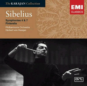 Sibelius : Symphony No.4 & No.7 : Karajan