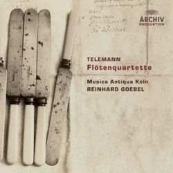 Telemann : Flute Quartet : Musica Antoqua KolnㆍGoebel