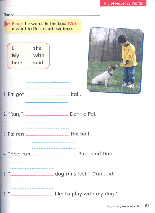 Modern Curriculum Press Phonics Level A : Student's Book