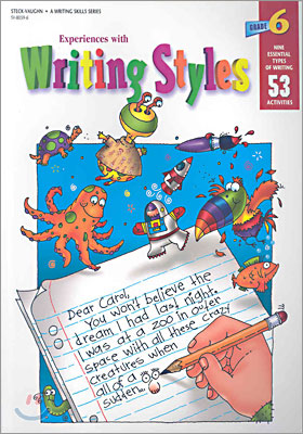 Experiences with Writing Styles Reproducible Grade 6