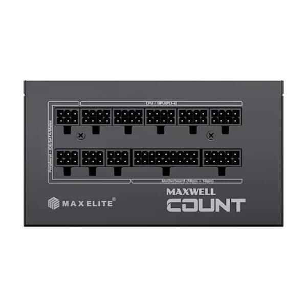 맥스엘리트 MAXWELL COUNT 750W 80PLUS 골드 풀모듈러 (본체+플랫슬림팩)