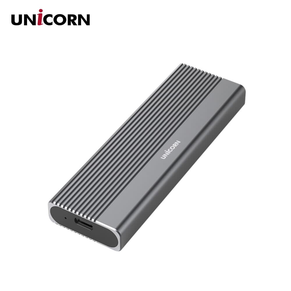 유니콘 A+C타입 10G M.2 NVMe SSD PCIe 싱글 외장케이스 SM-700P 알루미늄 USB3.2 Gen2 10Gbps속도 UASP지원