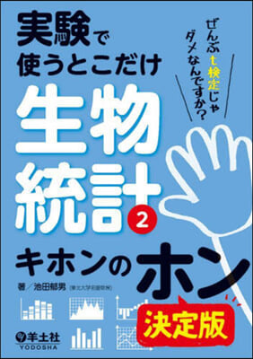 實驗で使うとこだけ生物統計(2) 決定版