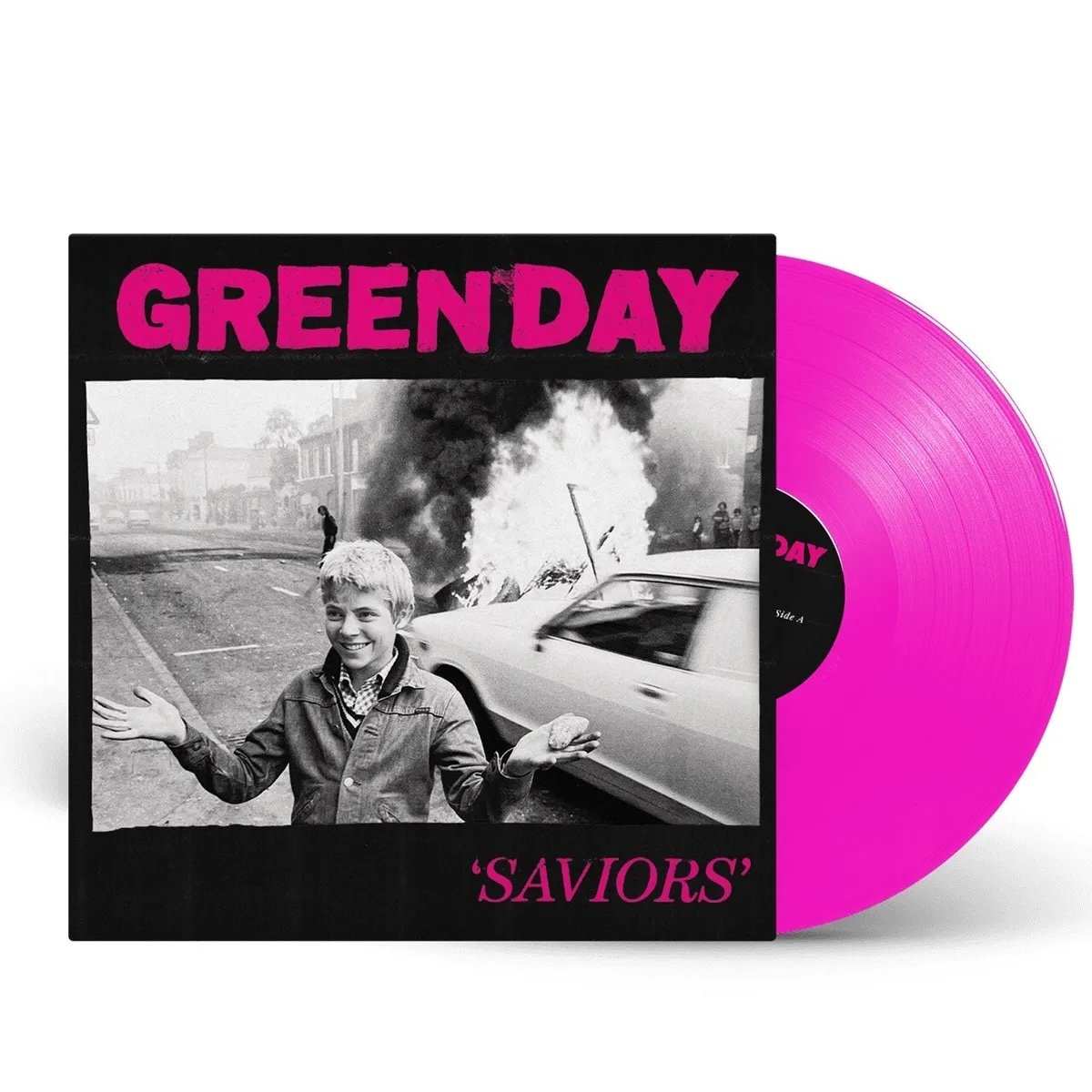 Green Day (그린 데이) - 14집 Saviors [네온 핑크 컬러 LP]