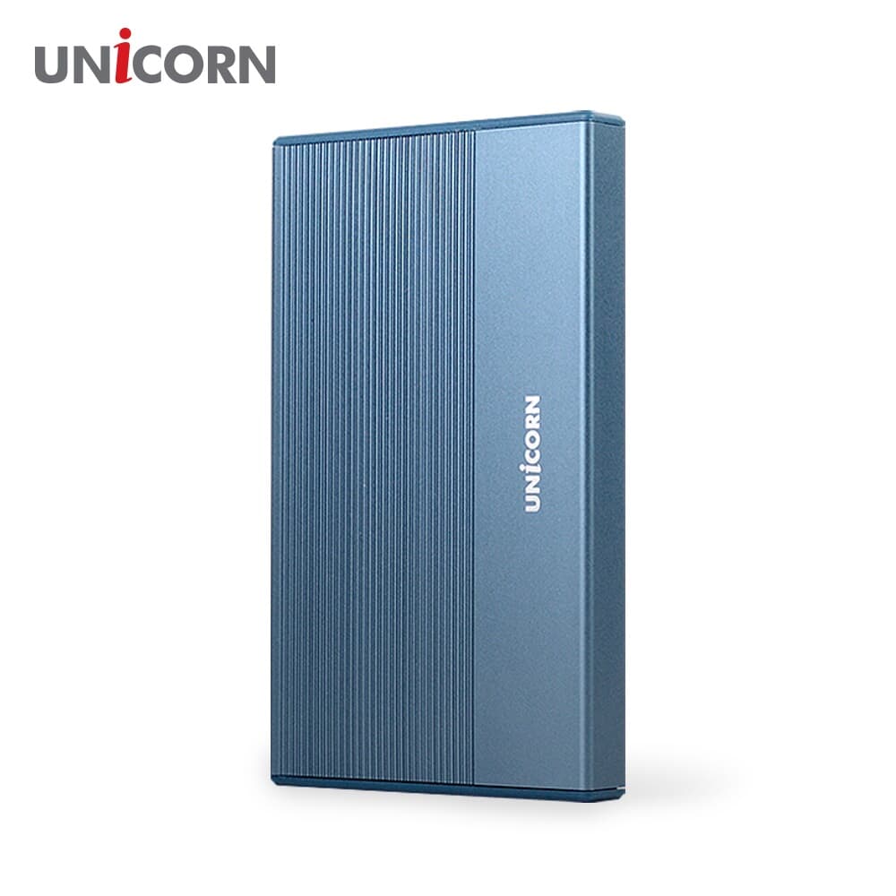 유니콘  HDD-800VA USB3.2 Gen2 2.5인치 HDD SSD 외장하드케이스 A+C젠더 알루미늄 간편조립