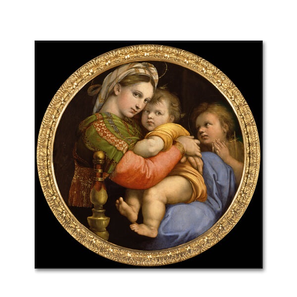 라파엘로 - 세졸라의 성모(의자의 성모) Madonna of the Seggiola