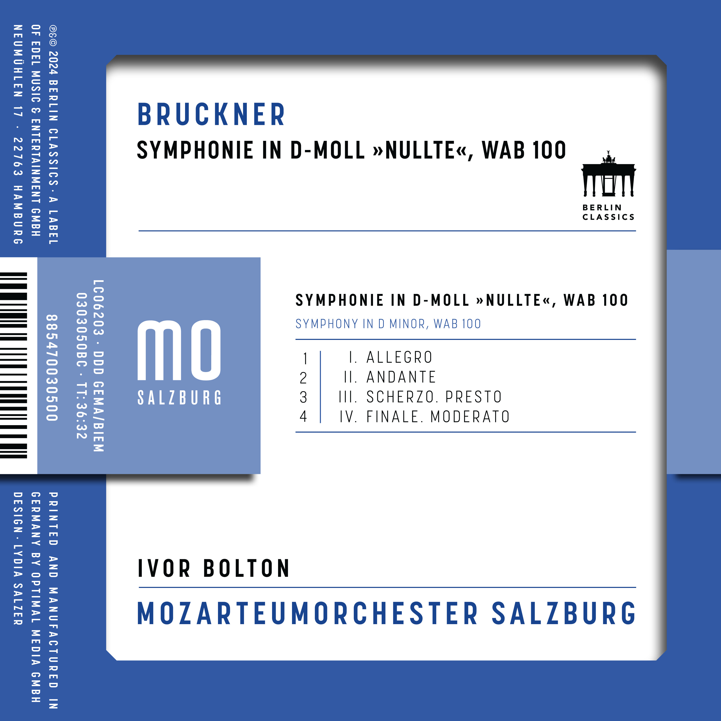 Ivor Bolton 브루크너: 교향곡 d단조 '0번' (Bruckner: Symphony No.0 in d minor)