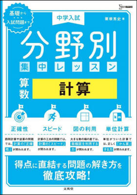 中學入試 分野別集中レッスン 算數 計算