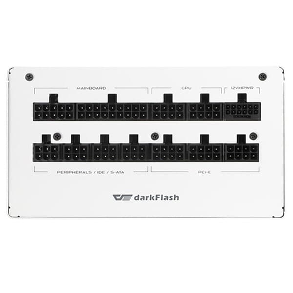darkFlash UPMOST 1050W 80PLUS골드 풀모듈러 ATX3.0 화이트