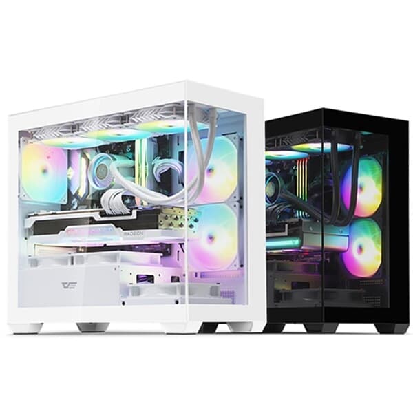 darkFlash DS900M RGB 강화유리 (화이트)