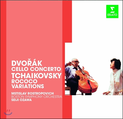 Mstislav Rostropovich / Seiji Ozawa 드보르작: 첼로 협주곡 / 차이코프스키: 로코코 변주곡 (Dvorak: Cello Concerto / Tchaikovsky: Rococo Variations)