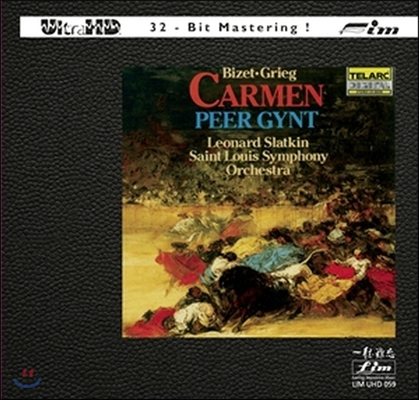 Leonard Slatkin 비제: 카르멘 모음곡 / 그리그: 페르 귄트 (Bizet: Carmen Suites / Grieg: Peer Gynt Suite - Limitted Edition)