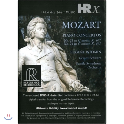 Gerard Schwarz / Eugene Istomin 모차르트: 피아노 협주곡 21번, 24번 (Mozart: Piano Concerto No.21, No.24)