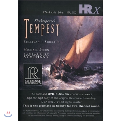 Kansas City Symphony 설리반 / 시벨리우스: 셰익스피어의 &#39;태풍&#39; (Sullivan / Sibelius: Shakespeare&#39;s Tempest)