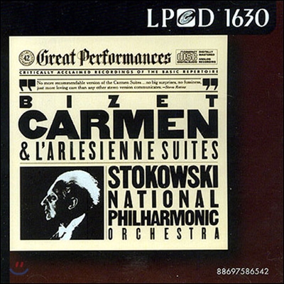 Leopold Stokowski 비제: 카르멘 모음곡, 아를의 여인 모음곡 (Bizet: Carmen Suites, L&#39;Arlesienne Suites)