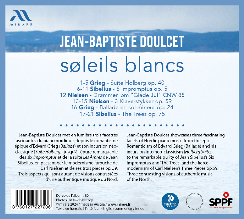 Jean-Baptiste Doulcet 장-밥티스트 둘세 피아노 연주집 (Soleils Blancs)