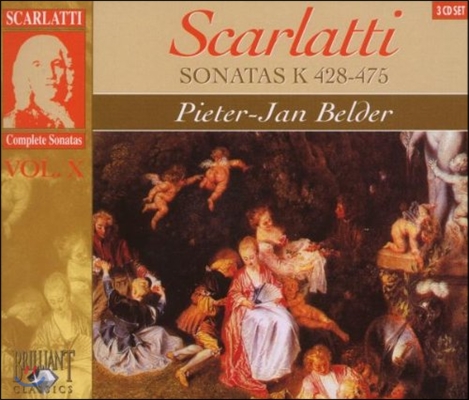 Pieter-Jan Belder 스카를라티: 건반 소나타 전곡 10집 - 피터-얀 벨더 (Domenico Scarlatti: Sonata Vol.X - K.428-475)