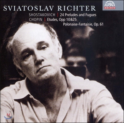 Sviatoslav Richter 쇼스타코비치: 24개의 전주곡과 푸가 / 쇼팽: 연습곡 외 (Shostakovich: 24 Preludes, Fugues Op.87 / Chopin: Etudes Op.10 Op.25) 스비아토슬라프 리히터
