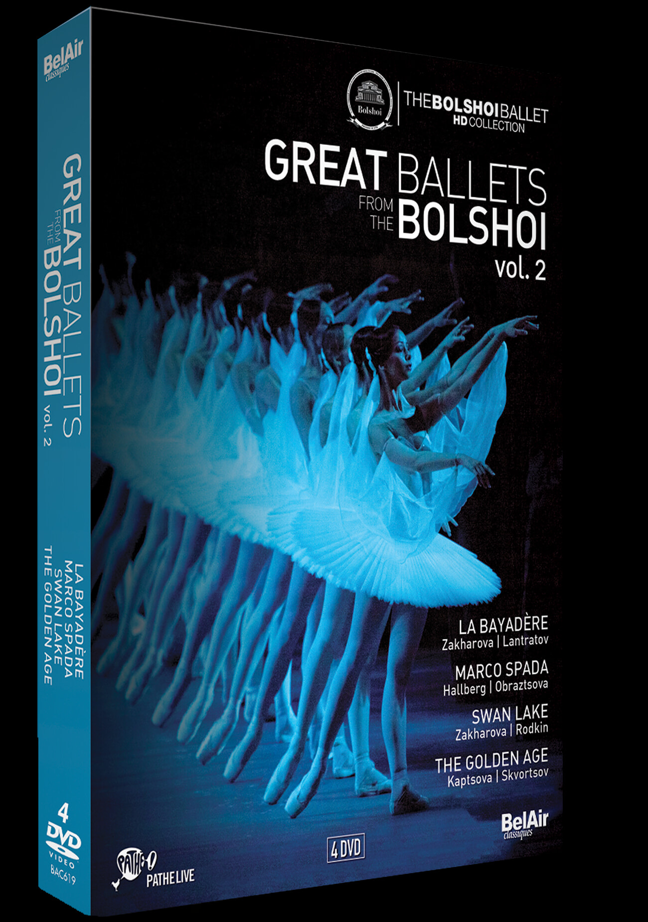 Bolshoi Ballet 위대한 볼쇼이 발레단 2집 (Great Ballets from the Bolshoi Vol.2) [4DVD]