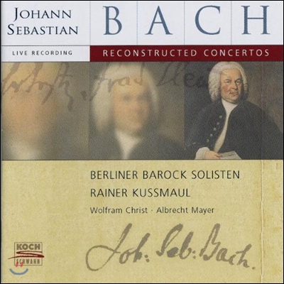 Albrecht Mayer / Berliner Barock Solisten 바흐: 리컨스트러트 협주곡 (Bach: Reconstructed Concertos)