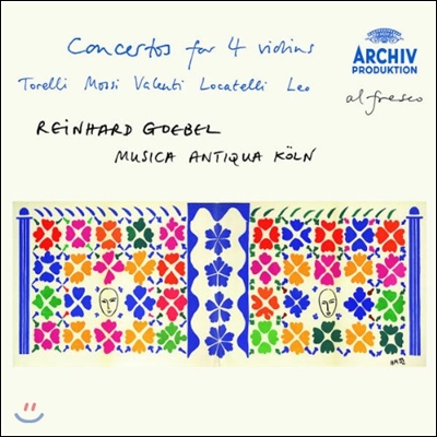 Reinhard Goebel 토렐리 / 모시 / 발렌티 / 로카텔리: 네 개의 바이올린 협주곡 (Torelli / Mossi / Valinti / Locatelli: Concertos for 4 Violins)